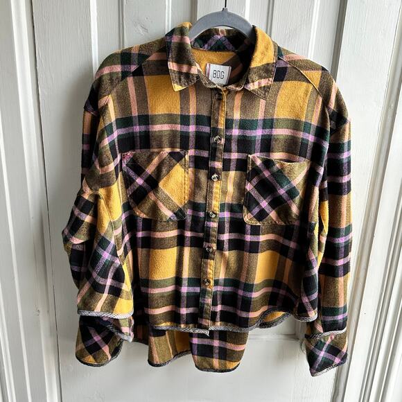 Urban Outfitters BDG Karl Slouchy Button Down Top - Picture 2 of 9